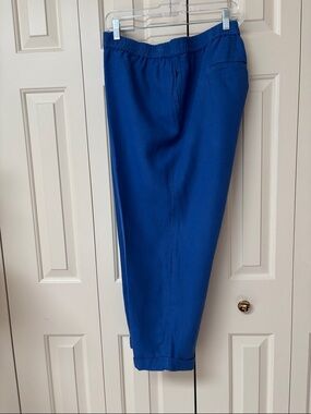 J. Jill  "love Linen" cuffed pant